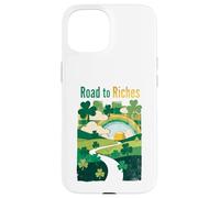 Road to Rich Ireland Irish St. Patrick's Day Men & Women Coque pour iPhone 15