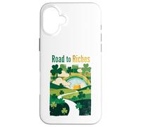 Road to Rich Ireland Irish St. Patrick's Day Men & Women Coque pour iPhone 16 Plus
