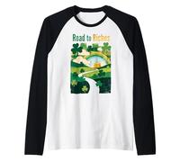 Road to Rich Ireland Irish St. Patrick's Day Men & Women Manche Raglan