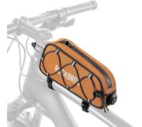 Road-To-Sky Bicycle Frame Bag Mtb 0.7 L Patented Gravel Front Reflective Waterproof Bag Top Tube Modern Road Bike Bmx Polyester Eva White Orange Green Grey Black.[C150]