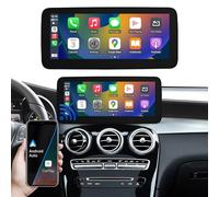 Road Top Autoradio 12,3 pouces Ultra-Fin Carplay Écran Touchscreen pour Mercedes Benz A/C/V LA CLA W176 C117 X117 X156 W447 2015-2018 avec NTG 5.0, Car Radio avec sans fil Carplay/Android Auto