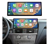Road Top CarPlay Autoradio,12.3 Pouces Écran Tactile de Voiture pour BMW X3 X4 Série F25 avec CIC système (2010-2013 année), Autoradio avec Cadre étroit pour Apple CarPlay/Android Auto/MirrorLink