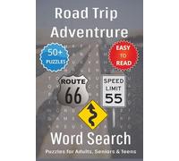Road Trip Adventure Word Search Puzzle Book: Word Searches with Easy to Read Print about Road Trip Adventure, Vacation, Getaway and More I 6x9 inches, ... …Gift for Vacations, Holiday and Free Times