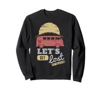 Road Trip, Bus, Aventure au Coucher du Soleil : perdons-Nous Quelque Part Sweatshirt