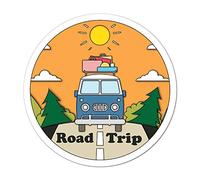 Road Trip Car Sticker Decal Van Adventure Hippie Explore Sunset Aussie Trip