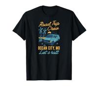 Road Trip Crew Ocean City Maryland Lets Roll Matching Group T-Shirt