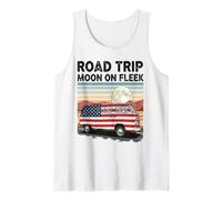 Road Trip Moon on Fleek Aventure en Van rétro Débardeur