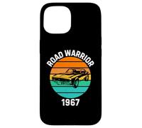 Road Warrior 1967 American Muscle Car Lover Car Guy Mechanic Coque pour iPhone 15