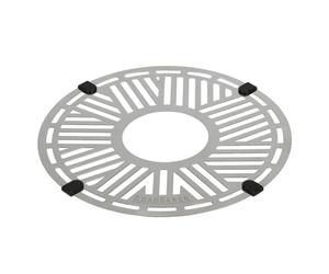 RoadBaker RoadRack Top - Grille de cuisson supérieure avec protection des bords en silicone pour four RoadBaker & four Omnia Classic/Maxi - Grille de cuisson en acier inoxydable avec protection