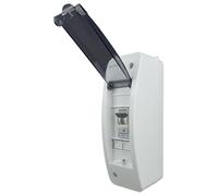 RoadEu - Tableau Electrique Disjoncteur de protection, distributeur de courant B 10A 1P 230V - Disjoncteur, boîte à fusibles, répartiteur en saillie