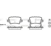 Roadhouse 21206,02 Jeu de Plaquettes de Frein