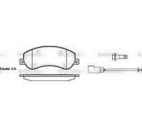 Roadhouse 21250,02 Jeu de Plaquettes de Frein
