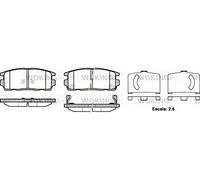 Roadhouse 21260,12 Jeu de Plaquettes de Frein