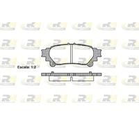 Roadhouse 21395,00 Jeu de Plaquettes de Frein