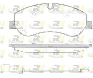 Roadhouse 21520,02 Jeu de Plaquettes de Frein