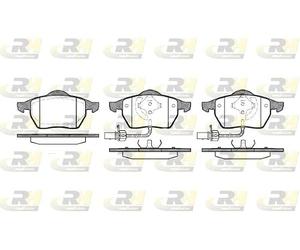 Roadhouse 2390.22 Jeu de Plaquettes de Frein