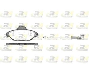 Roadhouse 2414.01 Jeu de Plaquettes de Frein