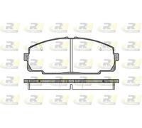 Roadhouse 2421,20 Jeu de Plaquettes de Frein