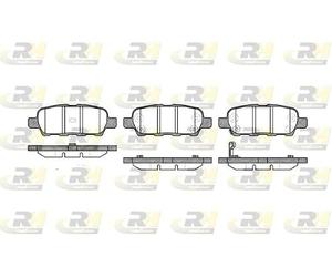 Roadhouse 2876.01 Jeu de Plaquettes de Frein
