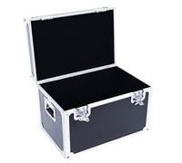 Mallette Roadinger Transportcase avec poignée de transport noir, argent aluminium, bois