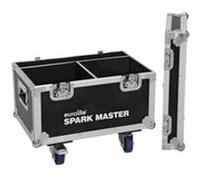 ROADINGER Flightcase 2x Spark Master with wheels