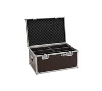 ROADINGER Flightcase 4x LED 4/7C-12 Silent Slim Spot