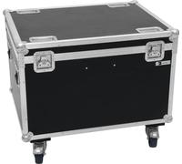 ROADINGER Flightcase 4x LED THA-100F/THA-120PC avec roulettes