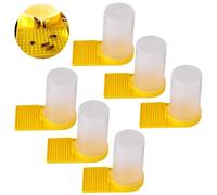 RoadLoo Lot de 6 mangeoires à eau pour abeilles, distributeur d'eau en plastique, fournitures d'apiculture, entrée, bol à boire, apiculture, accessoires (6)