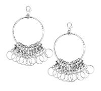 RoadLoo Porte-Clés Multiples, Lot de 2 Porte-Clés Key Holder Portable Porte-clés Avec Plusieurs Anneaux Métalliques Détachables Pour Les Gestionnaires D’entreprises de Familles Immobiliers