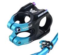 ROADNADO Potence de vélo 31.8 Potence VTT 35mm Ultra-légère en Alliage d'aluminium CNC Courte Collier de Guidon pour vélo de Route, Montagne, Gravel, vélo électrique (Bleu Noir)