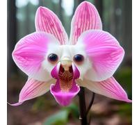 Roadoor Cat Face Orchidées Samen Selthènes Orchidées Mehrjährige Blumen Samen Nicht-Gvo Duft Orchidées Samen Anziehen Kolibriden Schmetterlinge für Innenbalkon Garten im Freien H 200 pièces