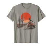 Roadrunner Bird Desert Cactus Arizona Nouveau-Mexique Nevada T-Shirt