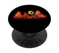 Roadrunner : Bird Desert Vibes, Arizona, Nouveau-Mexique, Nevada PopSockets PopGrip Adhésif