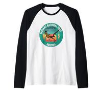Roadrunner Bird Parc national de Saguaro, Arizona Desert Vintage Manche Raglan