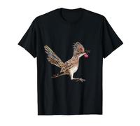 Roadrunner Road Runner Raquette de Course à Pied Motif Oiseau Rose T-Shirt Graphique avec Valeur, Homme, Noir, L