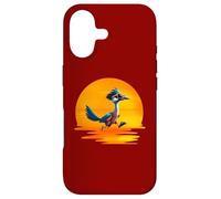Roadrunner Sunset Fast Bird Running The Roads Lunettes de Soleil Coque pour iPhone 17