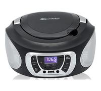 Roadstar Radio CD portable CDR-365U/SL FM PLL MP3 USB AUX Stéréo Noir/Argent