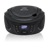 Roadstar Radio CD portable CDR-375D+/BK, DAB/DAB+, FM, CD-MP3, USB, Télécommande, Noir