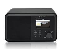 Roadstar IR-390D+BT/BK Radio Internet Wi-FI et Numérique Dab/Dab+/ FM, Bluetooth, Chargeur USB, Télécommande, Connexion pour Casque, Double Réveil, Noir