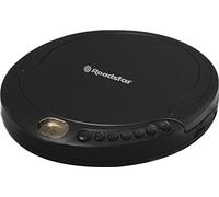 Roadstar PCD-498NMP/BK Discman Lecteur CD-MP3 / WMA, CDA, CD-R, CD-RW, Portable avec Écouteurs Inclus, sans Fil, Fonction Antichoc, Écran LCD, Piles, Câble USB, Noir