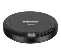 Roadstar PCD-499BT Discman, Lecteur CD-MP3/WMA, Bluetooth, CDA,CD-R, CD-RW, Portable avec écouteurs Inclus, sans Fil, Fonction Antichoc, écran LCD, Piles, câble USB, Noir
