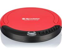 Roadstar PCD435CD Lecteur CD Discman, CDA, CD-R, CD-RW, Portable avec écouteurs, écran LCD Rouge