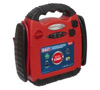 Roadstart Urgence Câble Démarrage Avec Compresseur Air 12V 900 Pic Amps - Sealey