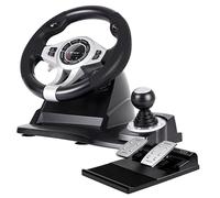 Roadster 4 en 1 volant PC/PS3/PS4/XOne avec pedalier a 2 pedales pour jeux PC