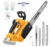 Roadtime 1100 W Tronçonneuse sans fil compatible avec DeWalt 20 V batterie(sans batterie),moteur sans balais 8700 r/min,longueur de coupe de 30,5 cm avec serrures de sécurité,vitesse coupe 13.5M/S