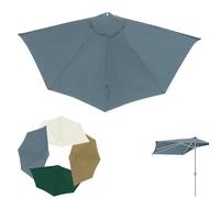 Roadtime Demi-parasol de rechange de 2,7 m, 5 baleines de rechange pour baleines de 1,33 à 1,34 m, pour appartement, porche, maison de ville