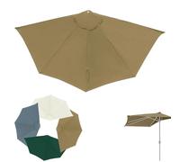 Roadtime Demi-parasol de rechange de 2,7 m, 5 baleines de rechange pour baleines de 1,33 à 1,34 m, pour appartement, porche, maison de ville