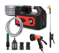 Roadtime Pompe Auto-amorçante Portable pour Makita 18 V, Pompe de Jardin électrique, Auto-amorçage Pompe à Eau sans Fil,10 Modes,avec Tuyau d'évacuation d'eau de 20 mètres(Pas de Batterie)