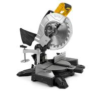 Roadtime Scie à Onglet radiale sans Fil pour DeWalt 20V piles(sans batterie),210mm Scie Circulaire,Tête de scie inclinable 45˚,Sac à poussière et blocage de sécurité, pour Bois,Plastique,Métal