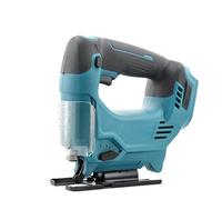 Roadtime Scie sauteuse sans fil 420 W pour batterie DeWalt 18 V (pas de piles), moteur sans balais 800-3500 tr/min, angle de biseau maximum de 45°, course de coupe de 26 mm, 6 lames, scie à faire